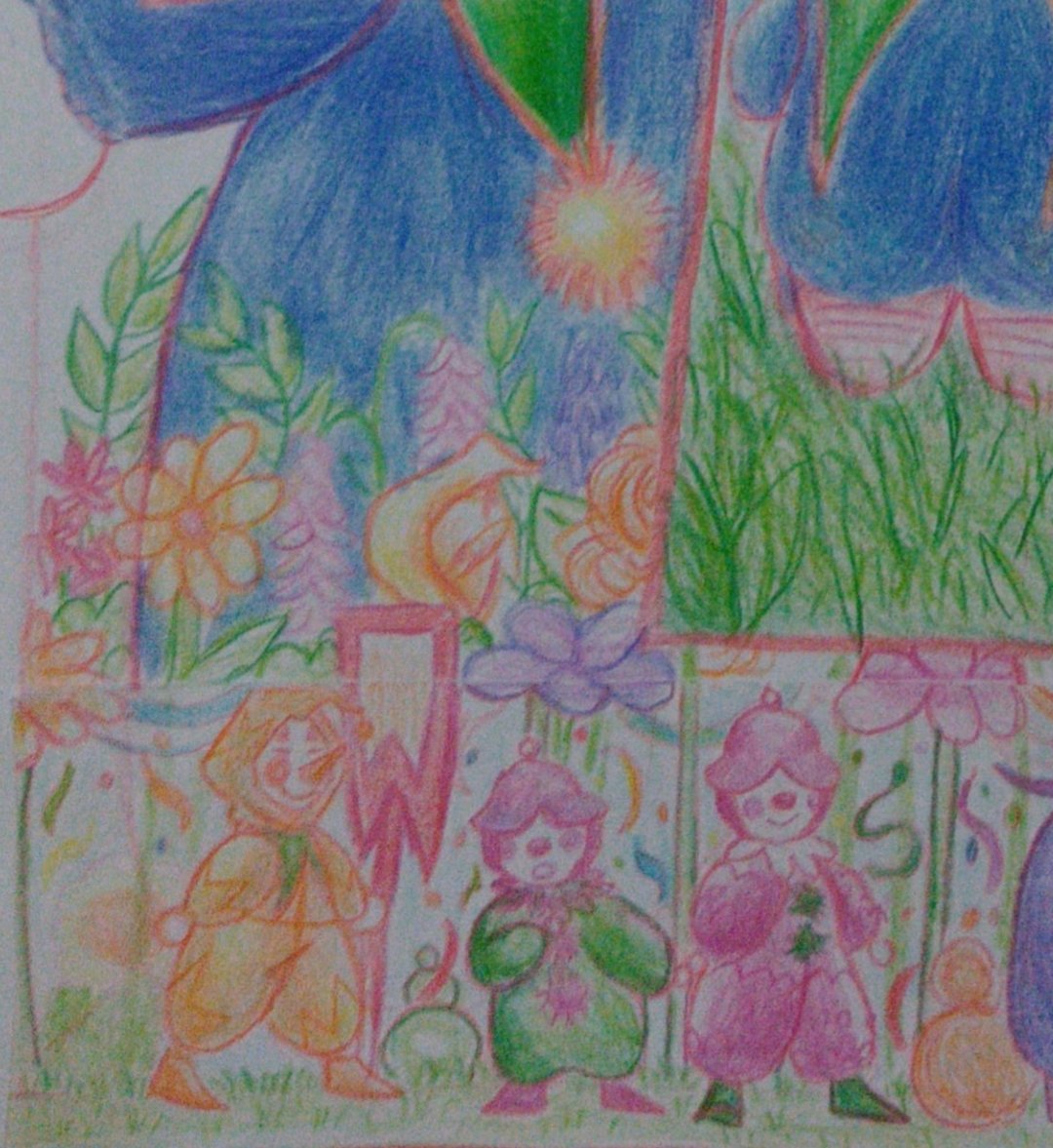 ddevilen's tweet photo. detalhes que eu mais gostei antes de eu decidir nunca mais pegar um lápis de cor #clowcore #artesvisuais https://t.co/bXxT7pR18X