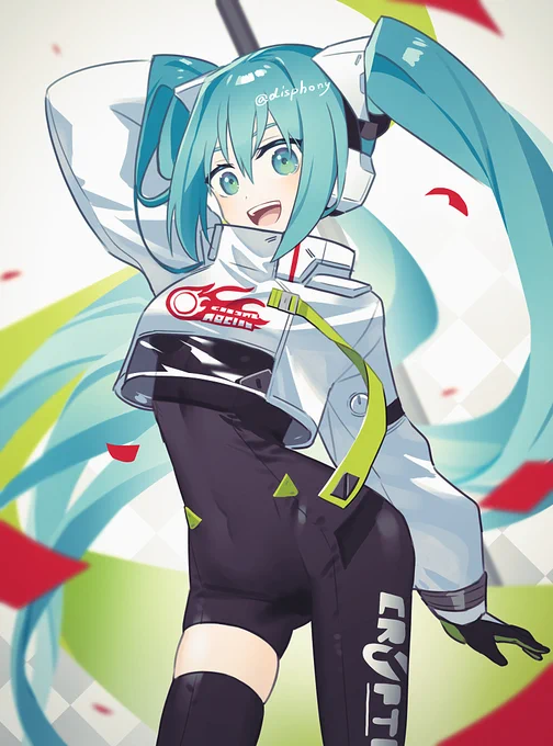 #ミクの日 #ミクの日2022 宇宙服みたいなだぼだぼジャケットすんごいカワイイ❣️ 