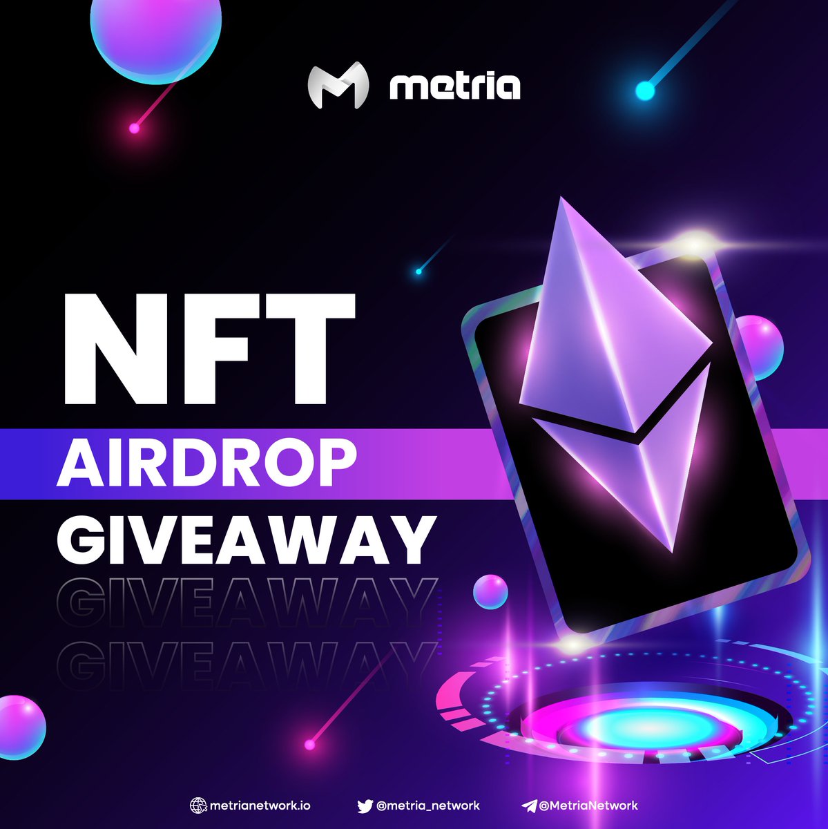metria_network's tweet photo. 💥Exciting news from the #Metria Team!

🔥As we set the date for the launching on March 28, we want to spice things up for all our #followers!

🙀Multiple #rare, utility-based #NFT Cards and Assets are set to be given away in the coming days!

Stay tuned💬:https://t.co/ZfJSoXT8mN https://t.co/BNj6NwUyCZ