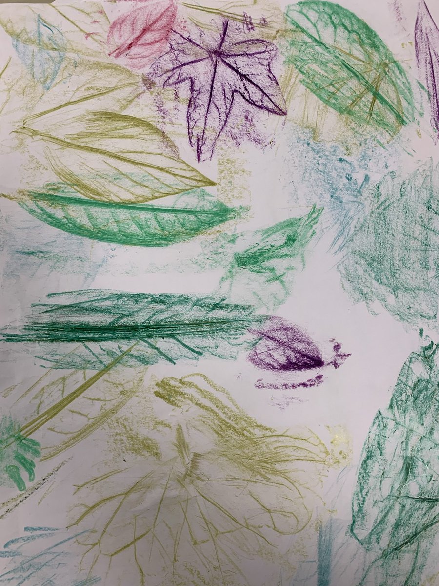 This week in KS2 we have been busy looking at nature to inspire our artwork, check out the rubbings we created yesterday 🖍🍃🍂