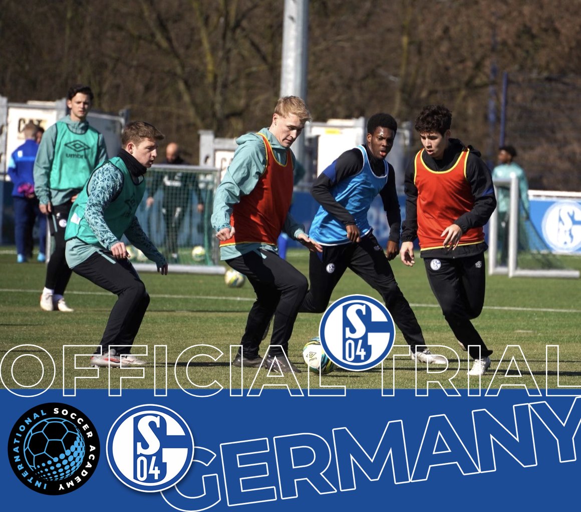 IntSoccerAcad's tweet photo. International Soccer Academy — So proud of our players Tidiane Keita and Christian Chandler who are on an OFFICIAL TRIAL with FC Schalke 04 U19s https://t.co/iGVuokMcSz