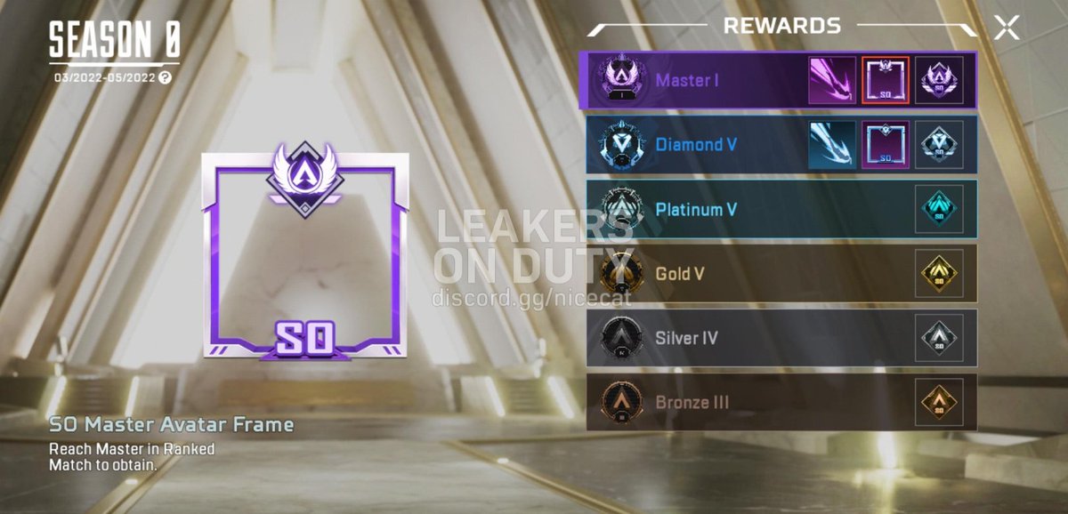 ReportersOnDuty's tweet photo. Apex Mobile Upcoming Ranked Info
#apexlegendsmobile https://t.co/xMo9WA9GpX