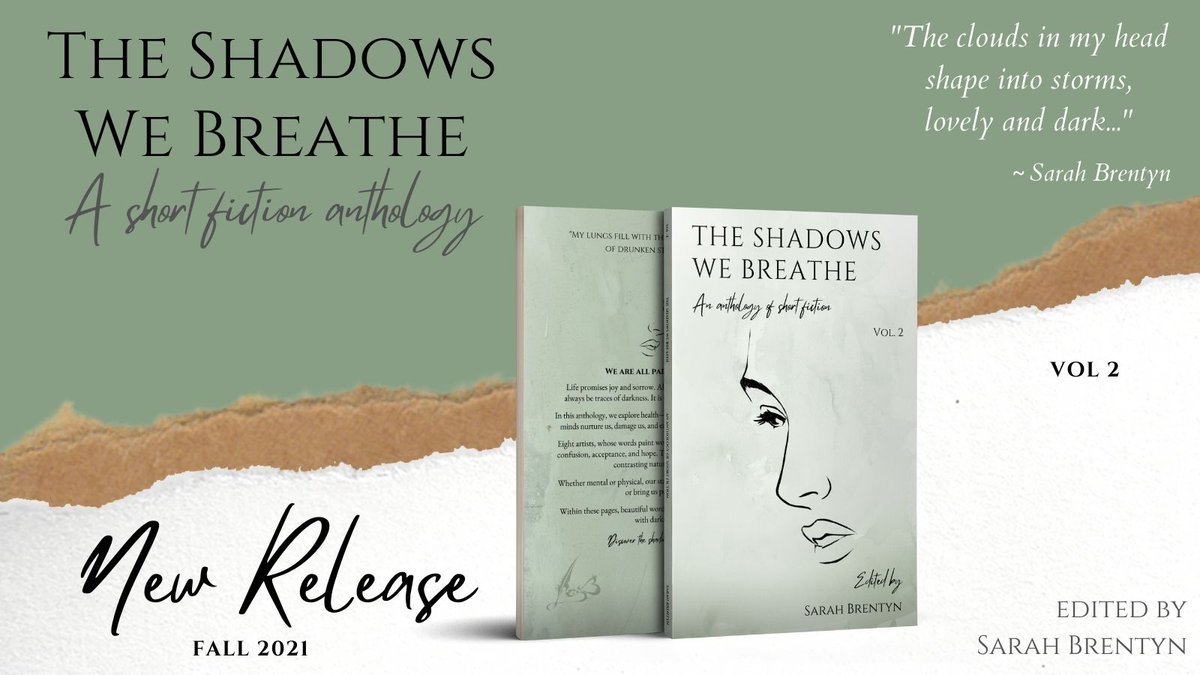 A peek inside The Shadows We Breathe (Volume 2) #quote #anthology #flashfiction #NewRelease 

"The clouds in my head shape into storms, lovely and dark..." 

Available here:
eBook: books2read.com/SWB-VOL2
Paperback: mybook.to/SWB-VOL2