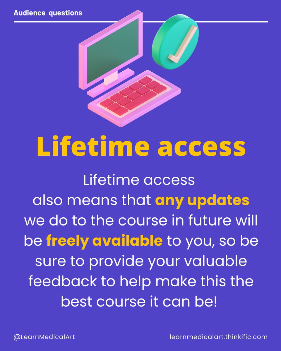 LearnMedicalArt's tweet photo. Can you complete our online course at your own pace?⁠⁠
Yes! You get lifetime access to the content. You can dip in and out of the course, learning at your own pace and using the resources whenever you need them. ⁠
https://t.co/EFYikK667V
#medicalillustration #sciart https://t.co/UESYzvOT8A
