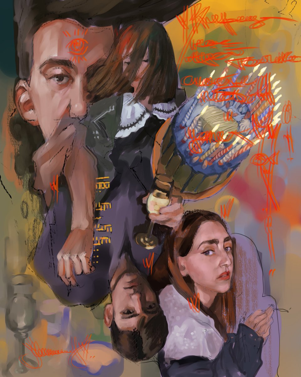 I draw my girlfriend's birthday, and the scraps live in my memory forever