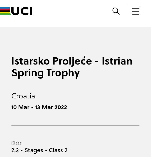 #IstrianSpringTrophy 

Comienza  en Croacia 🇭🇷 El Táchirense <a href="/franklinchacon5/">Franklin Chacón</a> 🚴🇻🇪 estará con su equipo @manuelafbike 🇪🇦 Éxitos !!! 👏 <a href="/FVCiclismo/">FVCiclismo</a> <a href="/VenPaisFuturo/">Vzla Pais de Futuro</a> <a href="/BiciGoga/">Goga Ruiz-Sandoval</a>