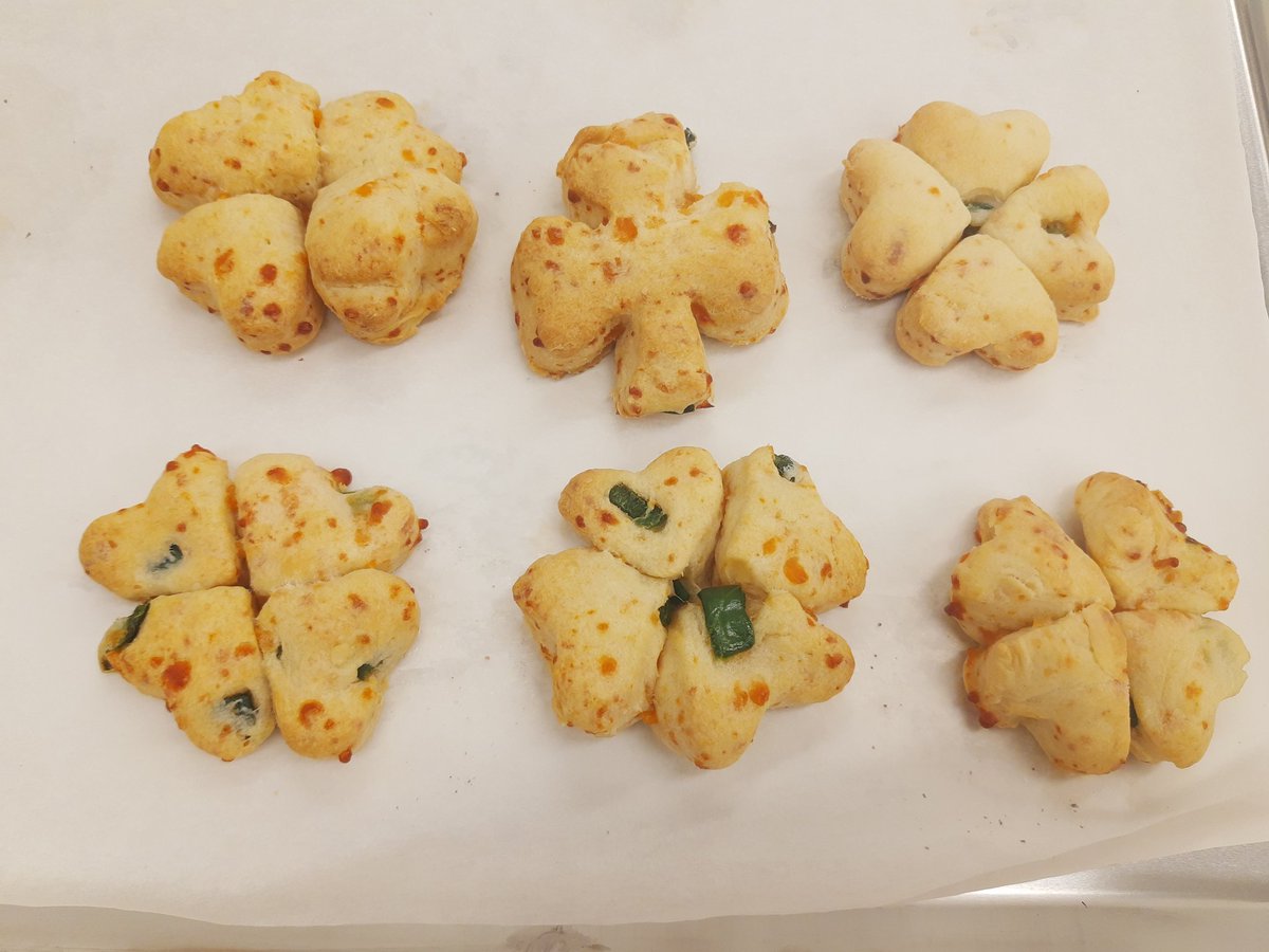 Kelly Plato (@msplato1) on Twitter photo Yesterday we continued practicing the biscuit/pie dough method by making some cheddar jalapeno shamrock ☘️ shaped scones <a href="/StamfordNation/">Stamford Hornets</a> <a href="/dsbn/">District School Board of Niagara</a> <a href="/DSBNTech/">DSBN Tech</a> Yesterday we continued practicing the biscuit/pie dough method by making some cheddar jalapeno shamrock ☘️ shaped scones <a href="/StamfordNation/">Stamford Hornets</a> <a href="/dsbn/">District School Board of Niagara</a> <a href="/DSBNTech/">DSBN Tech</a>