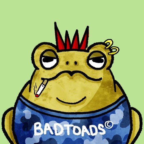 Bad_Toads's tweet photo. Enjoy your day. 💃🕺💃
Sending positive vibes to everyone active in the #NFTspace today 🍁🍀💜🍀🍁
https://t.co/QFk9dajd8C

@Bad_Toads 🐸 #NFT #NFTart #NFTdrop #NFTgiveaway #NFTCommunity #Peace #NoWar https://t.co/xkz5NOtZq5