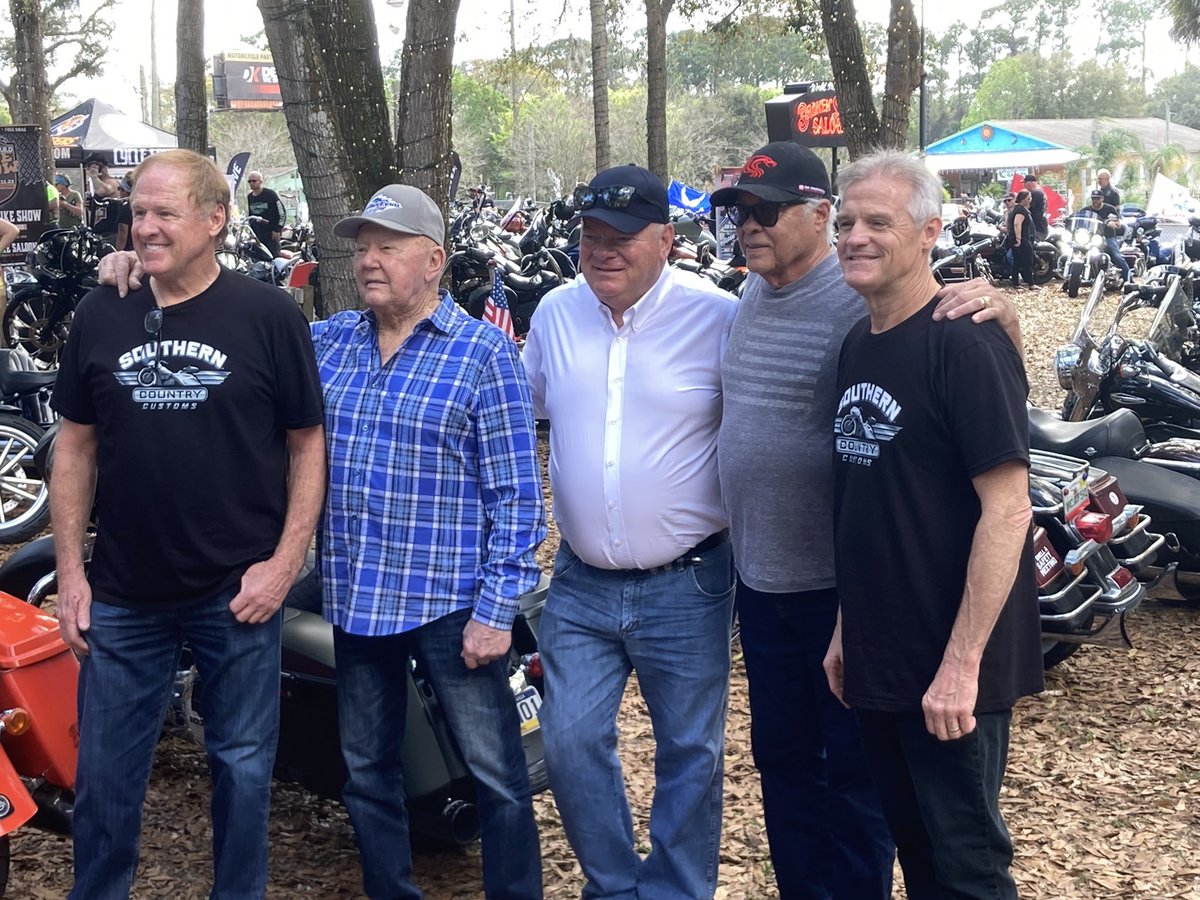 Kenny_Wallace's tweet photo. Its Wednesday for #bikeweek2022 .. Gonna ride our motorcycles this morning. But we will see you at (2 today) at the Broke Spoke Saloon in Ormond Beach on HWY 1 .. See you soon. Thank you! https://t.co/eHBwYncts3