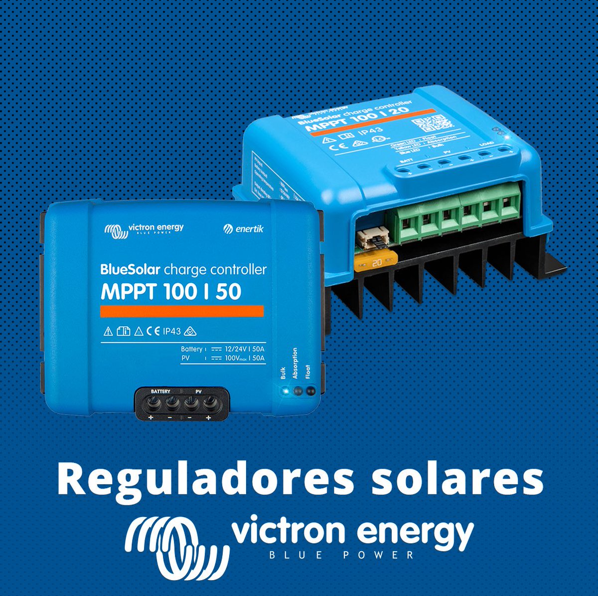 enertik_cl's tweet photo. En #Enertik comercializamos una amplia gama de #Reguladores de carga solar #MPPT marca #Victron, de las líneas #BlueSolar (TR), #SmartSolar (TR) y SmartSolar RS, junto con una gran variedad de productos y accesorios opcionales. https://t.co/UXfNQ7CJBQ
