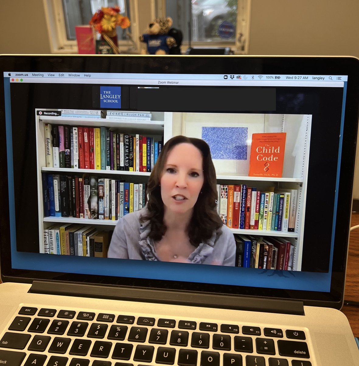 LangleyLeopards's tweet photo. Thank you, @DrDanielleDick, for your outstanding presentation #TheChildCode at our #ParentEducation virtual speaker series. https://t.co/SsO3uFVeol