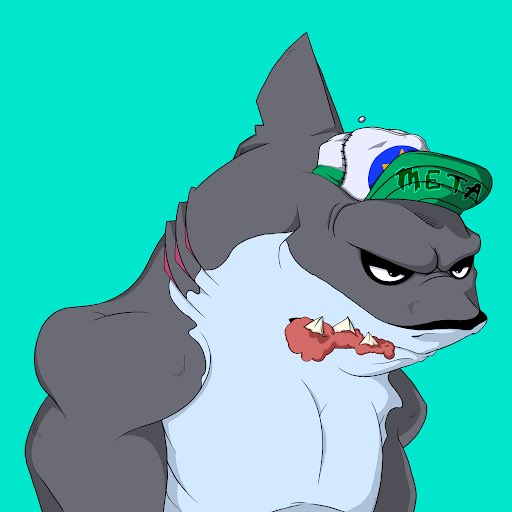 HempMillionaire's tweet photo. #NewNFTProfilePic NFT by MetaSharks theres #bloodinthewater #metasharks #finlife @MetaSharksNFT https://t.co/ne2dQi0Pcw