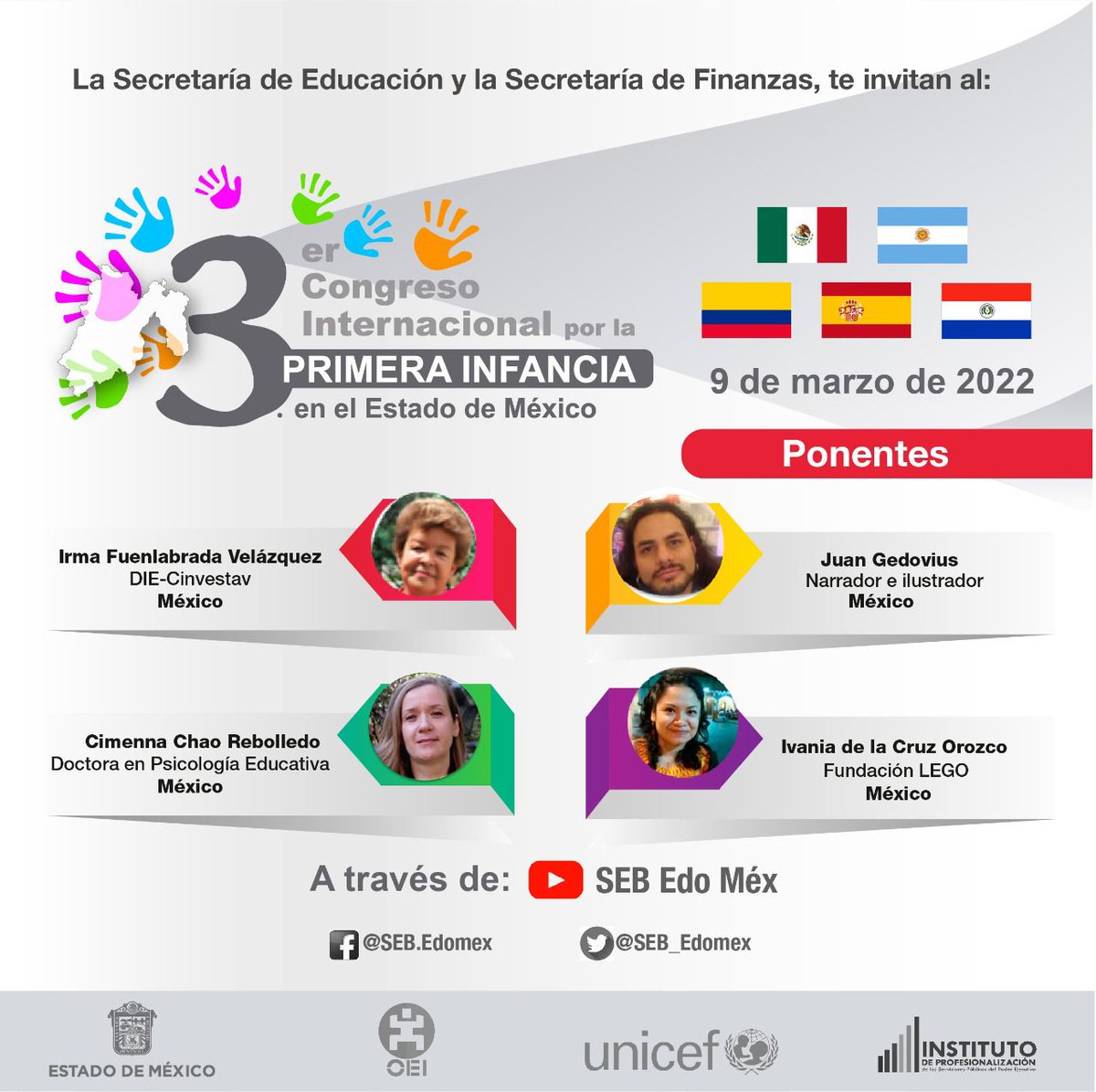TinocoGRogelio's tweet photo. Hoy, 9 de marzo a las 9:30 🕤
Inauguración del 3er Congreso por la #PrimeraInfanciaEdoméx @Edomex-@SeducEdoMex @SEB_Edomex-@IPSPedomex

Transmisión en vivo:
https://t.co/HDceONbdQC

@geramonro05 @RJarque @Oscarguzara @SEIEM_ @Memo_Legorreta 
@liliapatriciafj @MarianaFloresO7 https://t.co/JKvNtOj3Cc