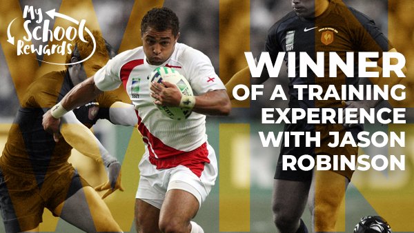 We have now made the draw and the winner of a visit to your school from <a href="/Jason15Robinson/">Jason Robinson</a> and <a href="/JRSportsstars/">JR Sports stars</a> is <a href="/SelstonHigh/">Selston High School</a>!