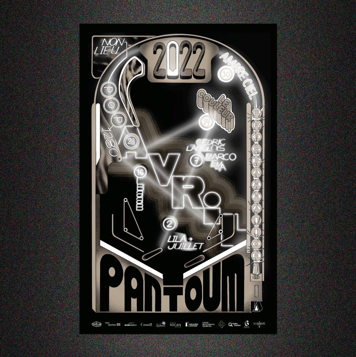 Le Pantoum (@lepantoum) on Twitter photo TADAMMM! 🪄🖤🖤 On se voit en avril?
Le spectacle d'Ambre ciel s'ajoute à celui de l i l a + Juillet, Marco Ema + Cedric Langlois, <a href="/le_couleur/">Le Couleur</a>, BAAB et Pop. 1280 + Non-Lieu.
🎟 Billets en vente maintenant : lepointdevente.com/billets/progle… TADAMMM! 🪄🖤🖤 On se voit en avril?
Le spectacle d'Ambre ciel s'ajoute à celui de l i l a + Juillet, Marco Ema + Cedric Langlois, <a href="/le_couleur/">Le Couleur</a>, BAAB et Pop. 1280 + Non-Lieu.
🎟 Billets en vente maintenant : lepointdevente.com/billets/progle…