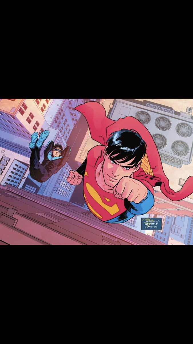 DailyNightwing's tweet photo. Whats up lovelies! Finally ahead of the curve (only took me forever to get caught up!) the new latest issue of Superman came out today with the Nightwing tie in and I gotta say, CAN MY BOY RAISE THE SASS BAR MORE PLEASE?!? #Nightwing #Superman #SassQueen #LovingIt https://t.co/JoC6u83Lam