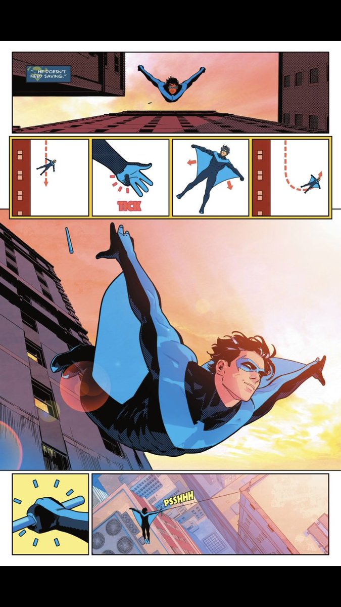DailyNightwing's tweet photo. Whats up lovelies! Finally ahead of the curve (only took me forever to get caught up!) the new latest issue of Superman came out today with the Nightwing tie in and I gotta say, CAN MY BOY RAISE THE SASS BAR MORE PLEASE?!? #Nightwing #Superman #SassQueen #LovingIt https://t.co/JoC6u83Lam