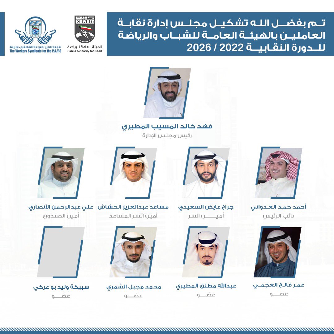 بفضل من الله عز وجل تم تزكيتي امين السر العام لمجلس  إدارة نقابة العاملين بالهيئة العامة للشباب والرياضة..