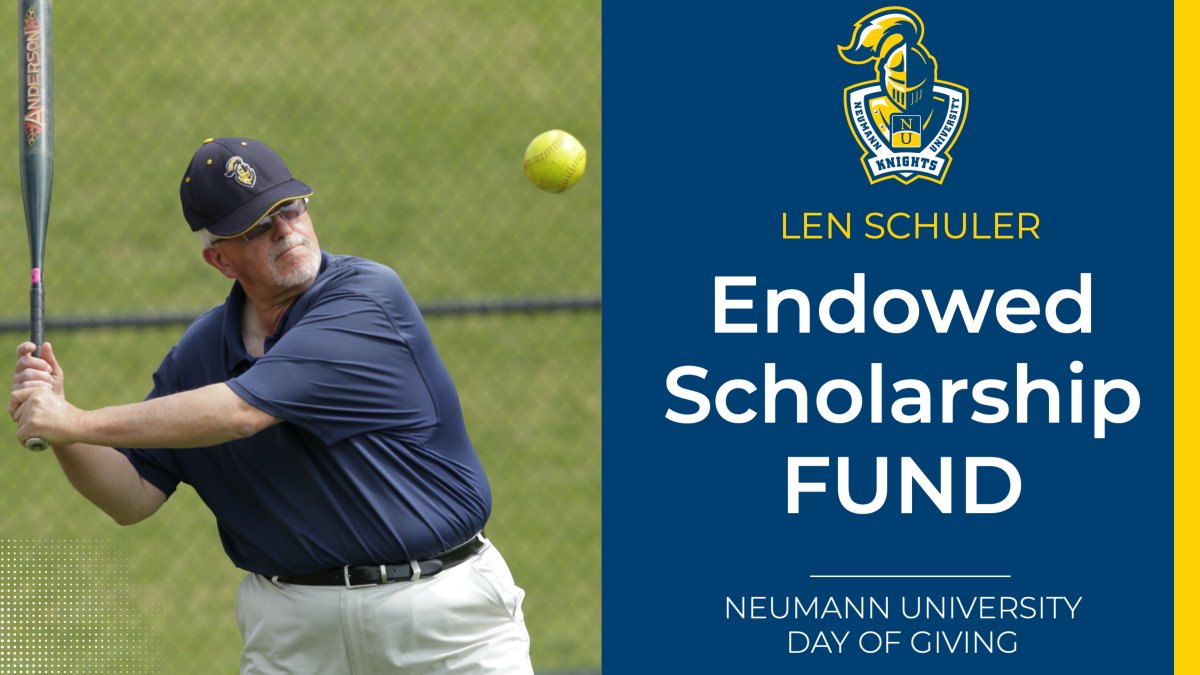Neumann University (@neumannuniv) on Twitter photo **DAY OF GIVING CHALLENGE**
In honor of Coach Schuler, CONSIDER A GIFT OF $38.00 TO HONOR COACH SCHULER'S 38 YEARS OF SERVICE!
Help us ensure Coach Schuler’s legacy lives on to support Neumann University students. 
givecampus.com/schools/Neuman… **DAY OF GIVING CHALLENGE**
In honor of Coach Schuler, CONSIDER A GIFT OF $38.00 TO HONOR COACH SCHULER'S 38 YEARS OF SERVICE!
Help us ensure Coach Schuler’s legacy lives on to support Neumann University students. 
givecampus.com/schools/Neuman…