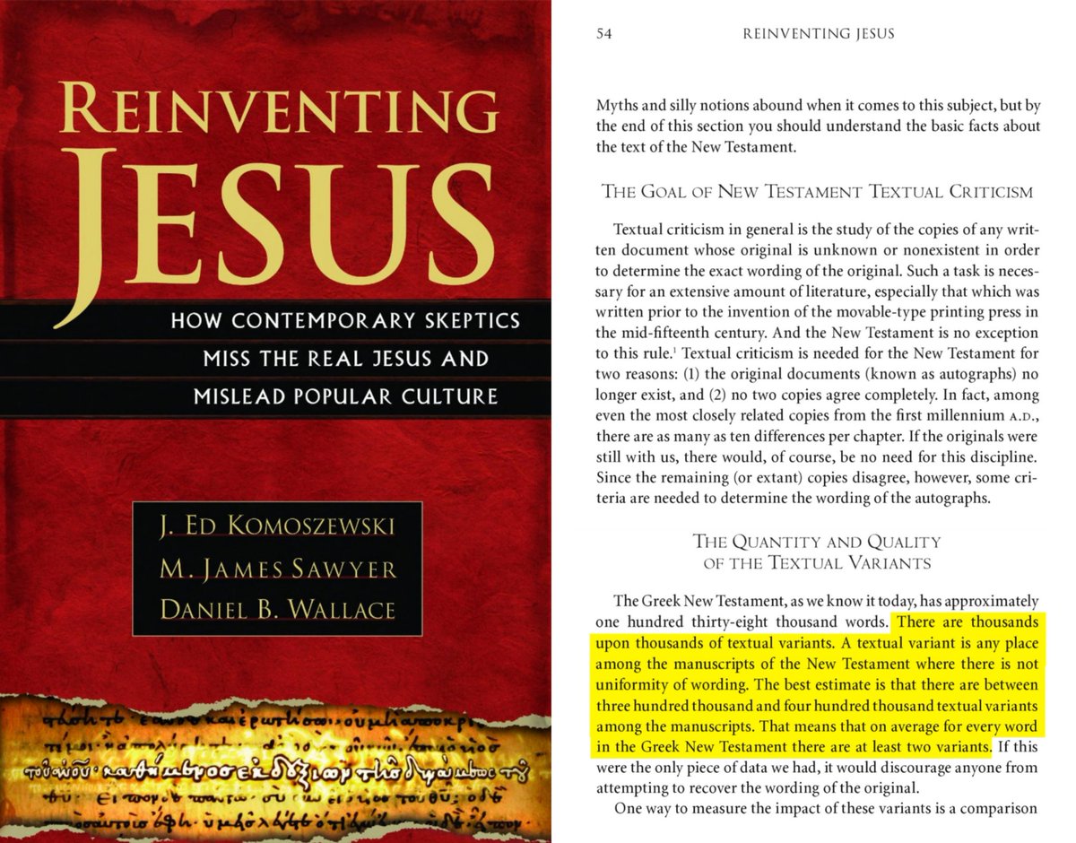 أجمع علماء الكتاب المقدس على أن النُسخ الأصلية للكتاب المقدس جميعها فُقدت ولا يعرف أحد مصيرها. https...