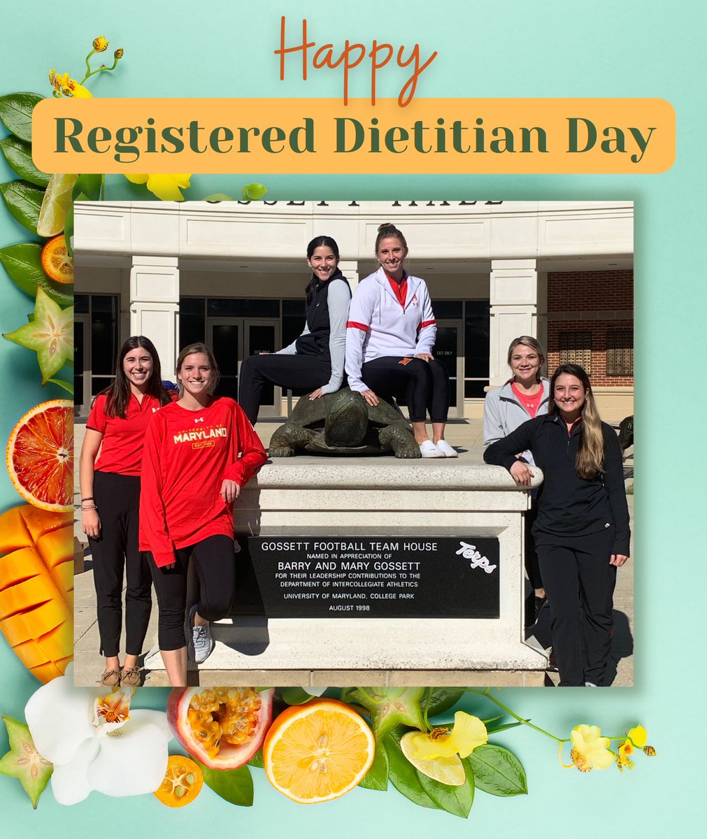 Happy Registered Dietitian Day to our incredible group of RDs! Registered Dietitians are a key part of the Sports Performance team, and we're blessed to have the best in the business🤝 Bagels are on us today 😏 <a href="/FuelingTheTerps/">UMD Sports Nutrition</a>
#RegisteredDietitianDay #NationalNutritionMonth2022