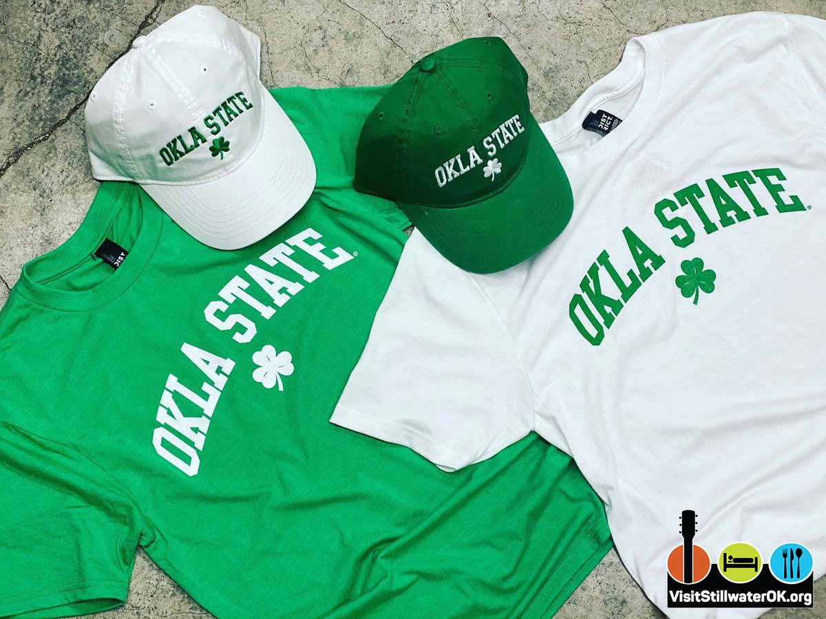 visitstillwater's tweet photo. You won’t get pinched when you wear this special green Oklahoma State apparel for St. Patrick’s Day! Shop the selections at Chris’ University Spirit on Campus Corner.
📍: Chris' University Spirit
🖥: https://t.co/RZa0g0sRG8
#StPatricksDay #ShopSWO #VisitStillwater https://t.co/LwGTfx5enE