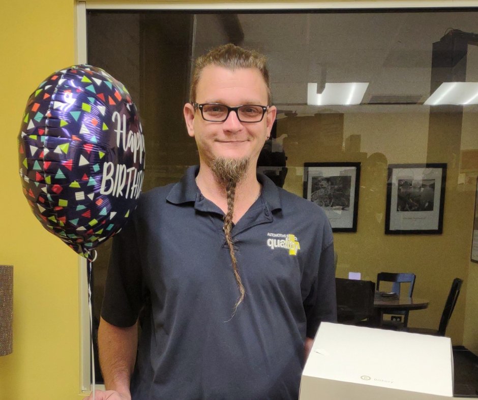 Happy Birthday, Brad!
Join us in sending birthday wishes to Brad Hall, Service Manager at our Raleigh shop!  