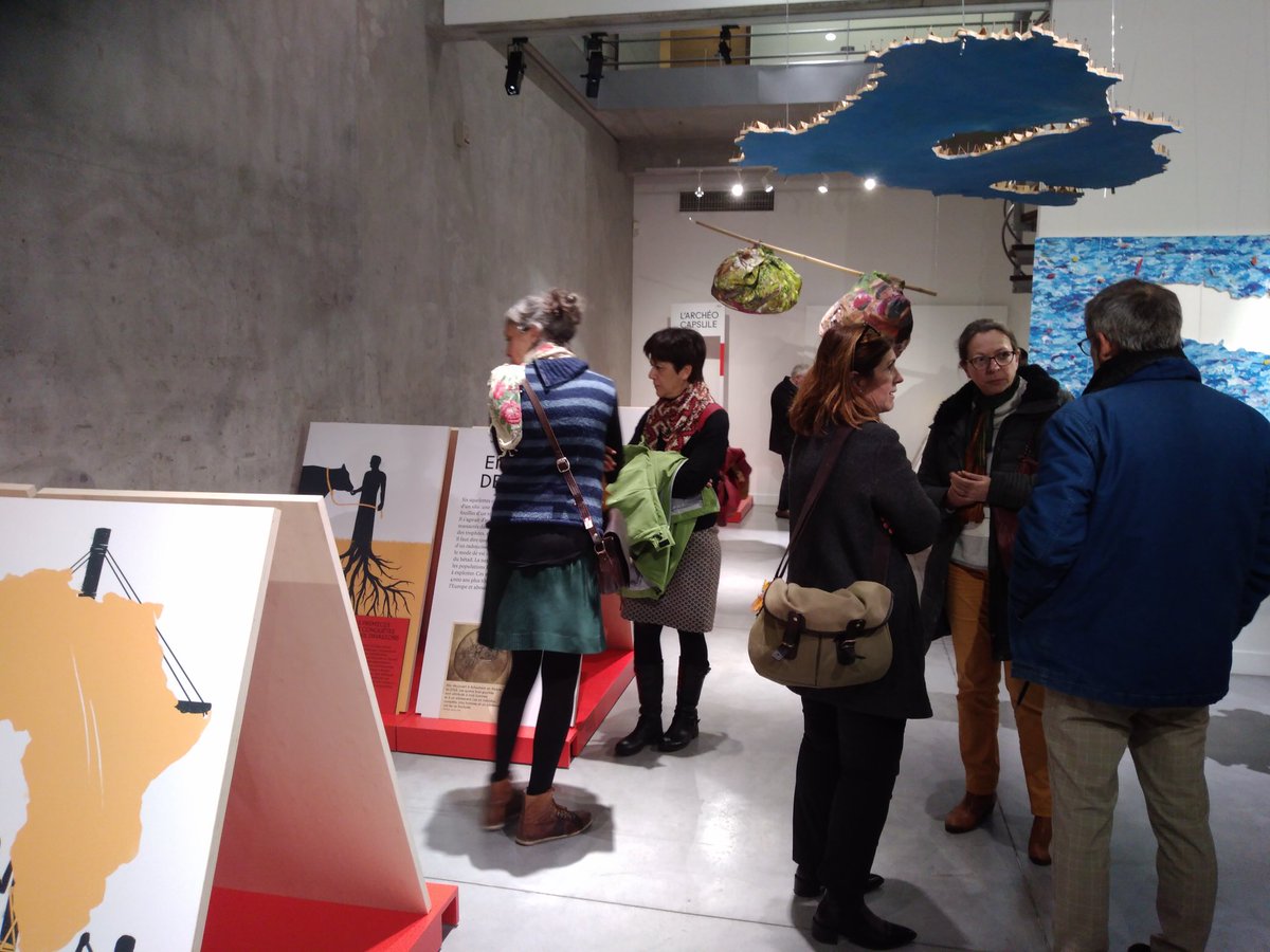 Nathchevalier33's tweet photo. Expo #ArcheolaboXXL : visions émouvantes à la croisée de l'#archeologie, de l'art, des migrations, des habitats au Forum des arts de la @VilledeTalence avec l'@Inrap, les artistes Pascal Daudon, Laurence Nourisson et les ateliers de #Caparcheo @capsciences 
8 mars- 27 avril 2022 https://t.co/DTVd8N1bge