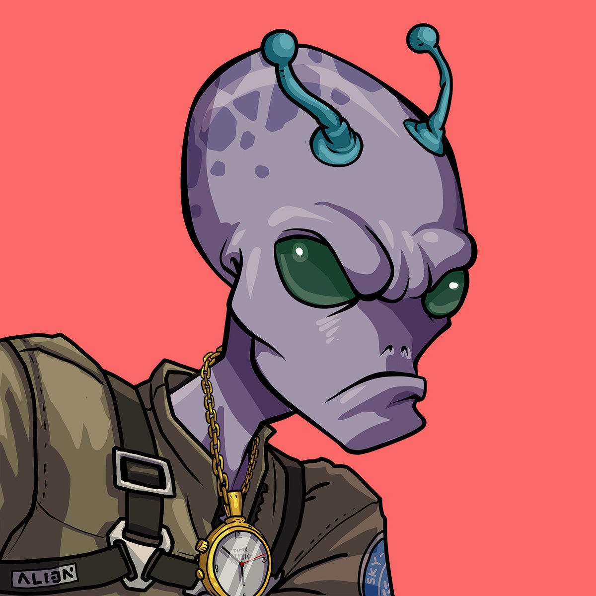 AlienRappers:1st Encntr #688 has been sold for 5 SOL on bluediamonds.app