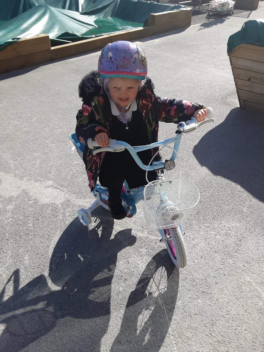 gcpfs1's tweet image. As part of their physical development the children in Waddles Nursery have enjoyed bringing their own bikes in to school this week @PrimaryGreat #gcpphysicaldevelopment