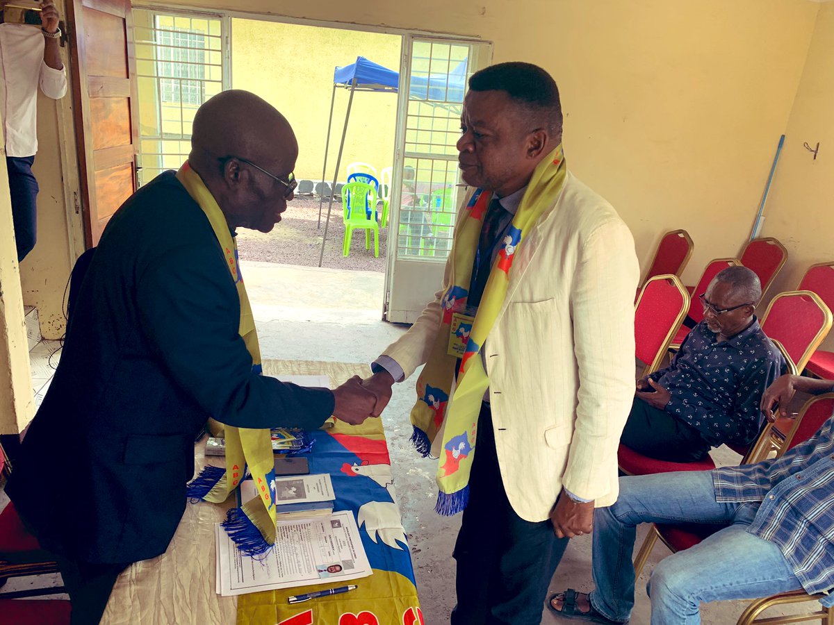 AbgOfficiel's tweet photo. #ABG Une adhésion de taille des leaders d'opinion de la  ville de Kenge qui ont accepté d'accompagner la vision de l'ABG  Dont le Dr Aimé Kayolo un géant au service de la Nat ,messieurs MUTABA jean Chrysostome , Johnny Tshilema et Gaby Mpaka. La force Abegelique tient le sommet https://t.co/6qvkse1OGK