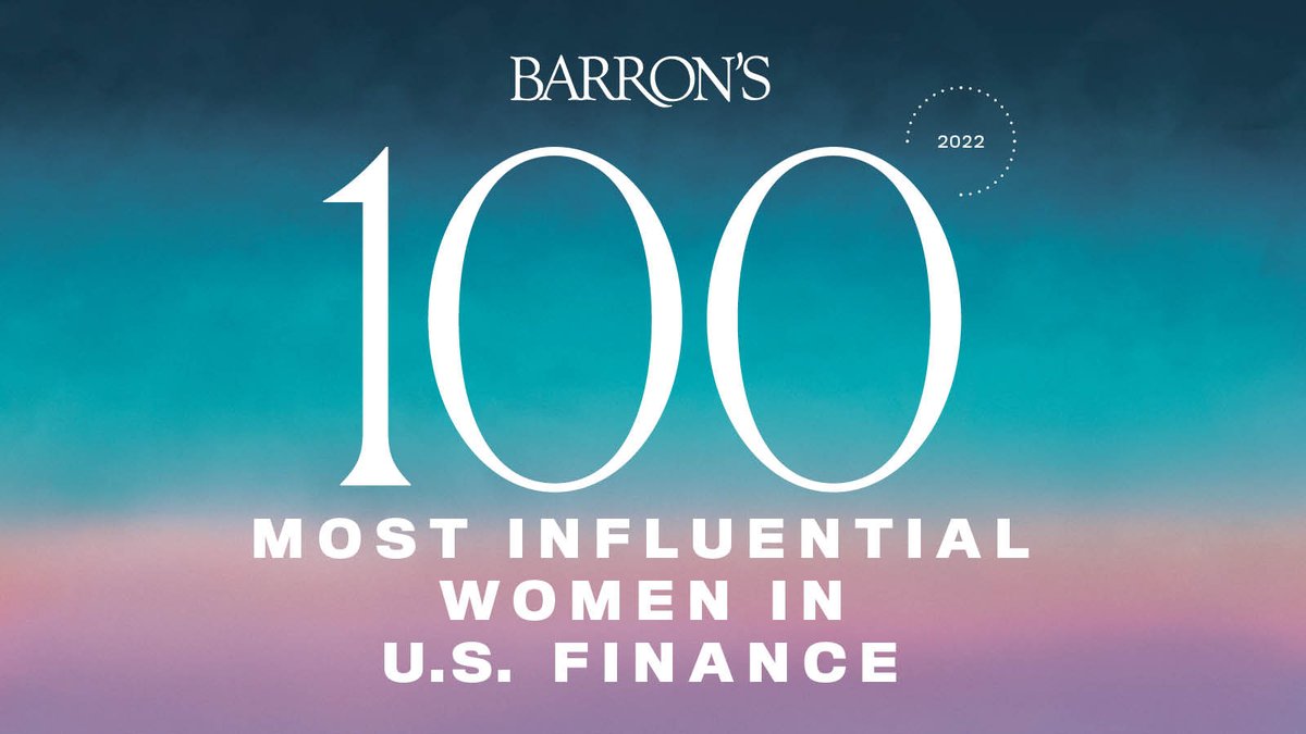 This week, @Nasdaq CEO @adenatfriedman joined the list of #BarronsInfluentialWomen, honoring those who are shaping the financial-services industry and confidently leading it into the future.
 
Learn more from @barronsonline: spr.ly/6015KgLu9