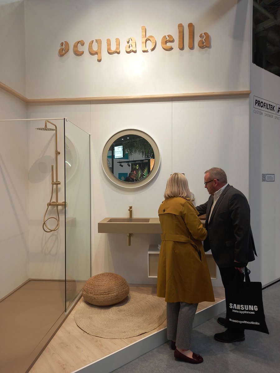 AcquabellaBath's tweet photo. Welcome to #AcquabellaResort
This year we wanted to recreate the pleasant atmosphere of a luxurious Resort at #kbbBirmingham2022. Shower trays, bathtubs, basins, worktops and bathroom furniture and accessories are displayed on a bright and open stand.
#kbbtrends #BestStand https://t.co/fMzpvlesDm