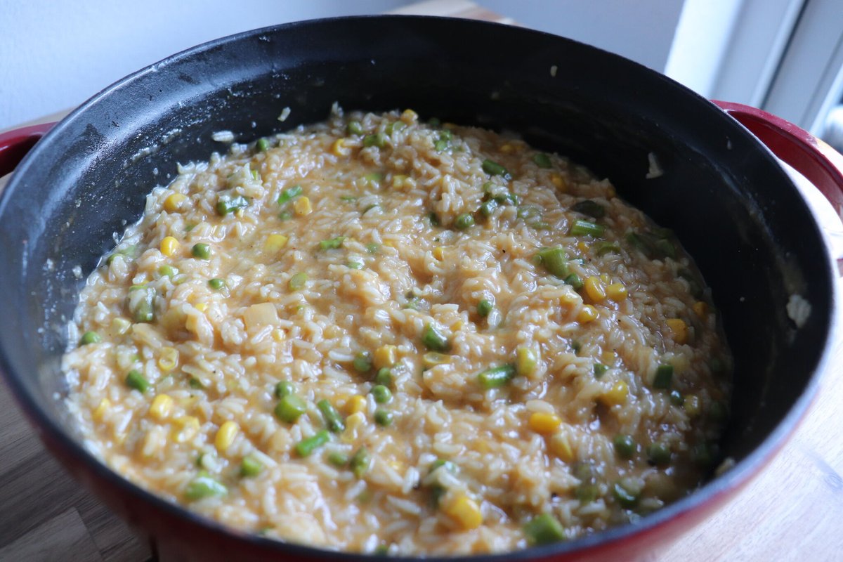 ItsFoodoClock1's tweet photo. 𝐀𝐬𝐩𝐚𝐫𝐚𝐠𝐮𝐬, 𝐂𝐨𝐫𝐧 &amp; 𝐏𝐞𝐚 𝐑𝐢𝐬𝐨𝐭𝐭𝐨 🍚🥄
𝐈𝐭'𝐬 𝐅𝐨𝐨𝐝 𝐨'𝐂𝐥𝐨𝐜𝐤! ⏰
#asparagus #corn #pea #risotto #recipe #food #foodblog #foodie #foodies #recipes #cooking #tasty #delicious #itsfoodoclock 
https://t.co/ZzMe8zlwCB https://t.co/5jns3yOck3