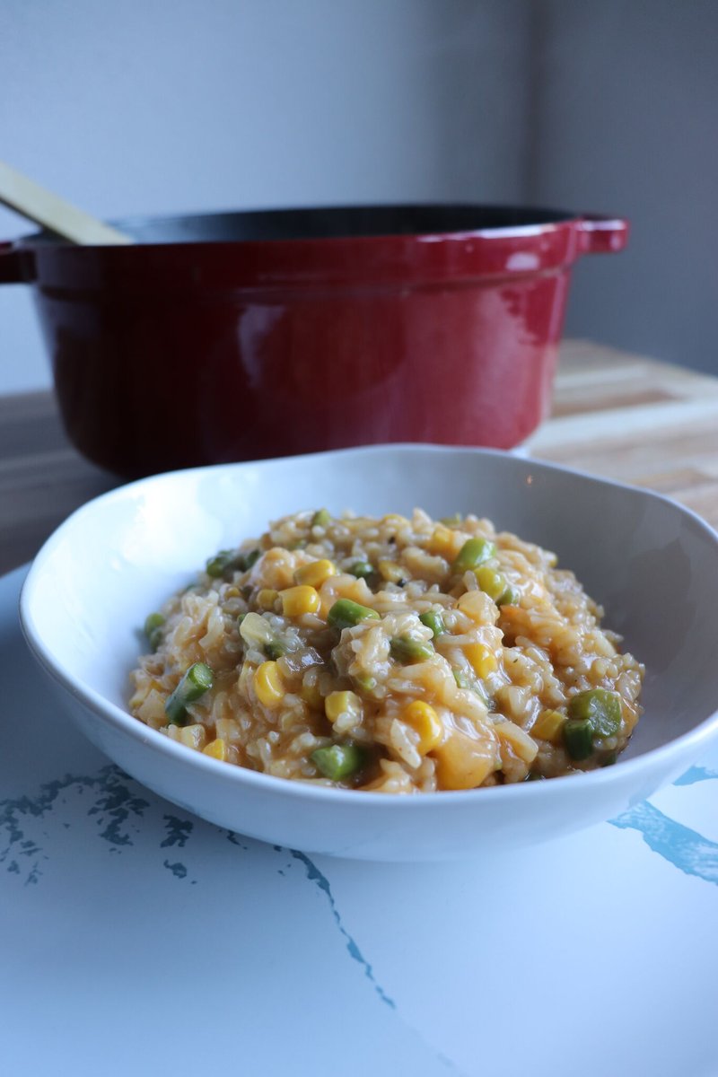 ItsFoodoClock1's tweet photo. 𝐀𝐬𝐩𝐚𝐫𝐚𝐠𝐮𝐬, 𝐂𝐨𝐫𝐧 &amp; 𝐏𝐞𝐚 𝐑𝐢𝐬𝐨𝐭𝐭𝐨 🍚🥄
𝐈𝐭'𝐬 𝐅𝐨𝐨𝐝 𝐨'𝐂𝐥𝐨𝐜𝐤! ⏰
#asparagus #corn #pea #risotto #recipe #food #foodblog #foodie #foodies #recipes #cooking #tasty #delicious #itsfoodoclock 
https://t.co/ZzMe8zlwCB https://t.co/5jns3yOck3