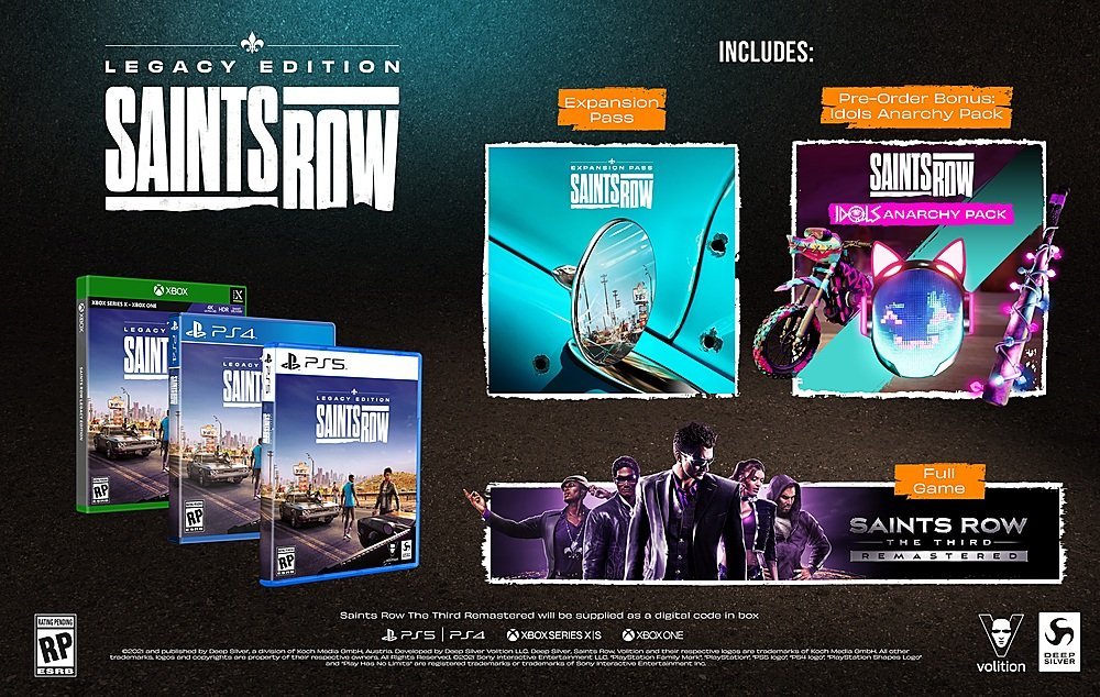 Saints Row The Third Remastered, Xbox One