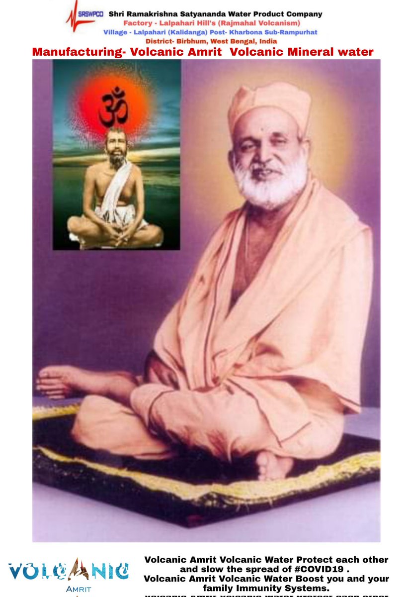 Volcanic Amrit Volcanic Water Protect each other and slow the spread of #COVID19 . 
Volcanic Amrit Volcanic Water Boost you and your family Immunity Systems.