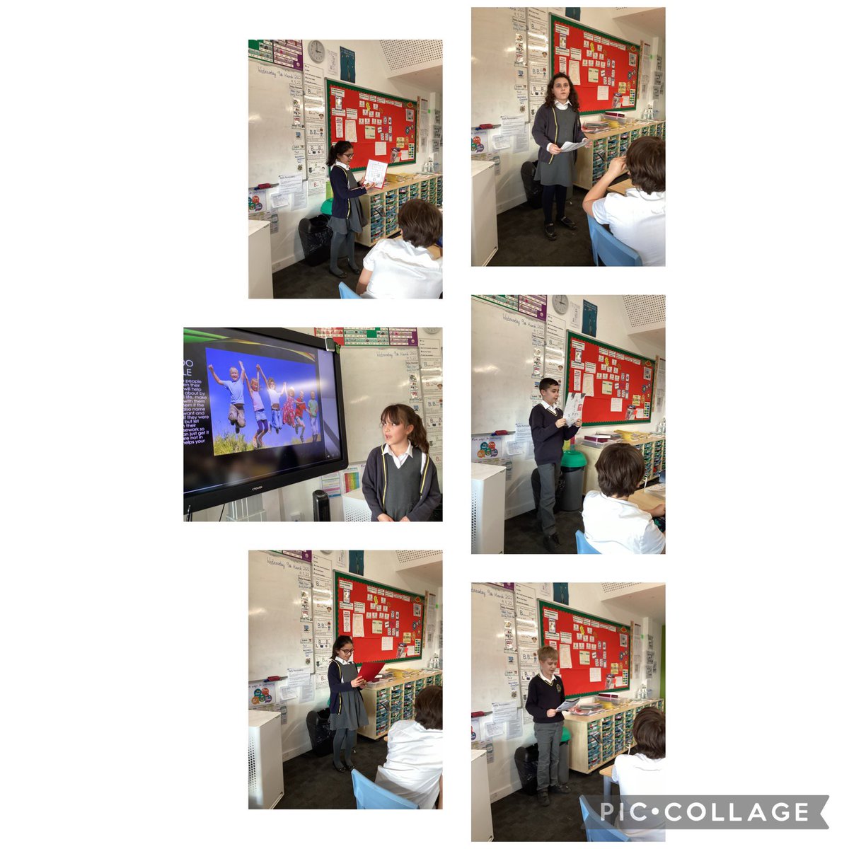 HarpAcademy1's tweet photo. Dahl class presented our imagination home learning today, we invented our own invention ranging from robots who do home work, painting nails machines to an atom car! We were hugely impressed! #communicationdriver #values https://t.co/59lznlSCcE