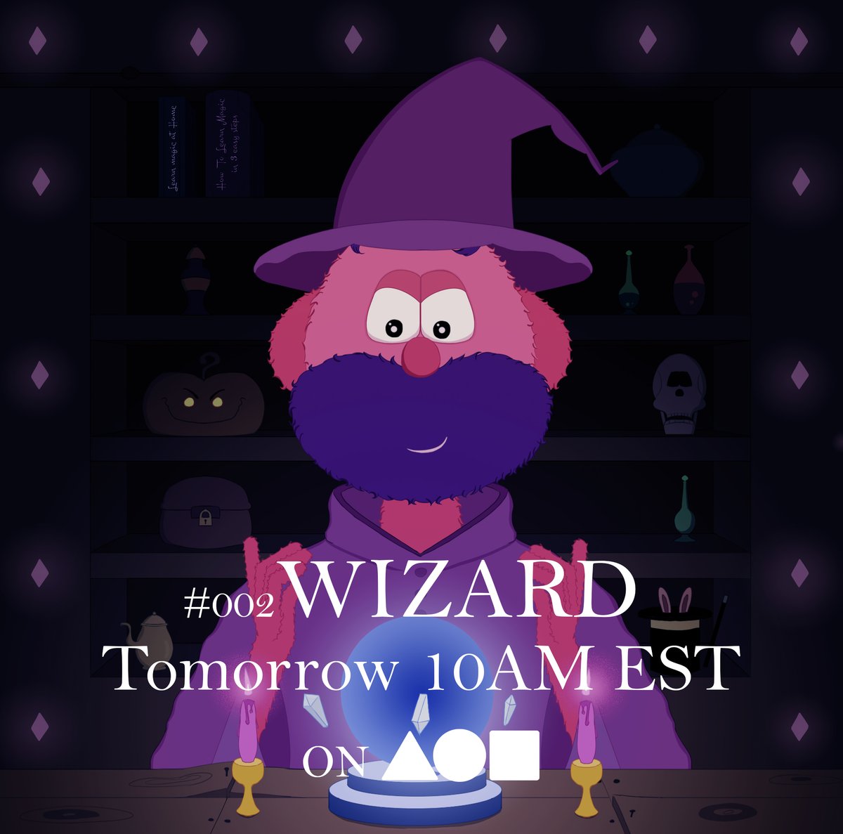 #001 WIZARD 🧙‍♀️🔮
#nft #NFTs #NFTCommunity #NFTartist