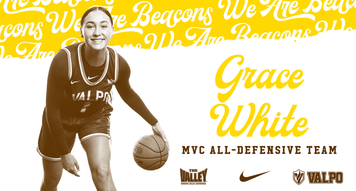 🏀 On pace to lead the MVC in steals
🏀 Nearing <a href="/ValpoWBB/">Valpo Women’s Basketball</a> single-season top-10 in steals
🏀 Also ranks among top-15 in MVC in blocked shots

Grace White (<a href="/grace_white24/">Grace</a>) earns All-Defensive Team honors!

#GoValpo #RingTheBell #WeAreBeacons

📝 ⬇️

bit.ly/3HWPO4f
