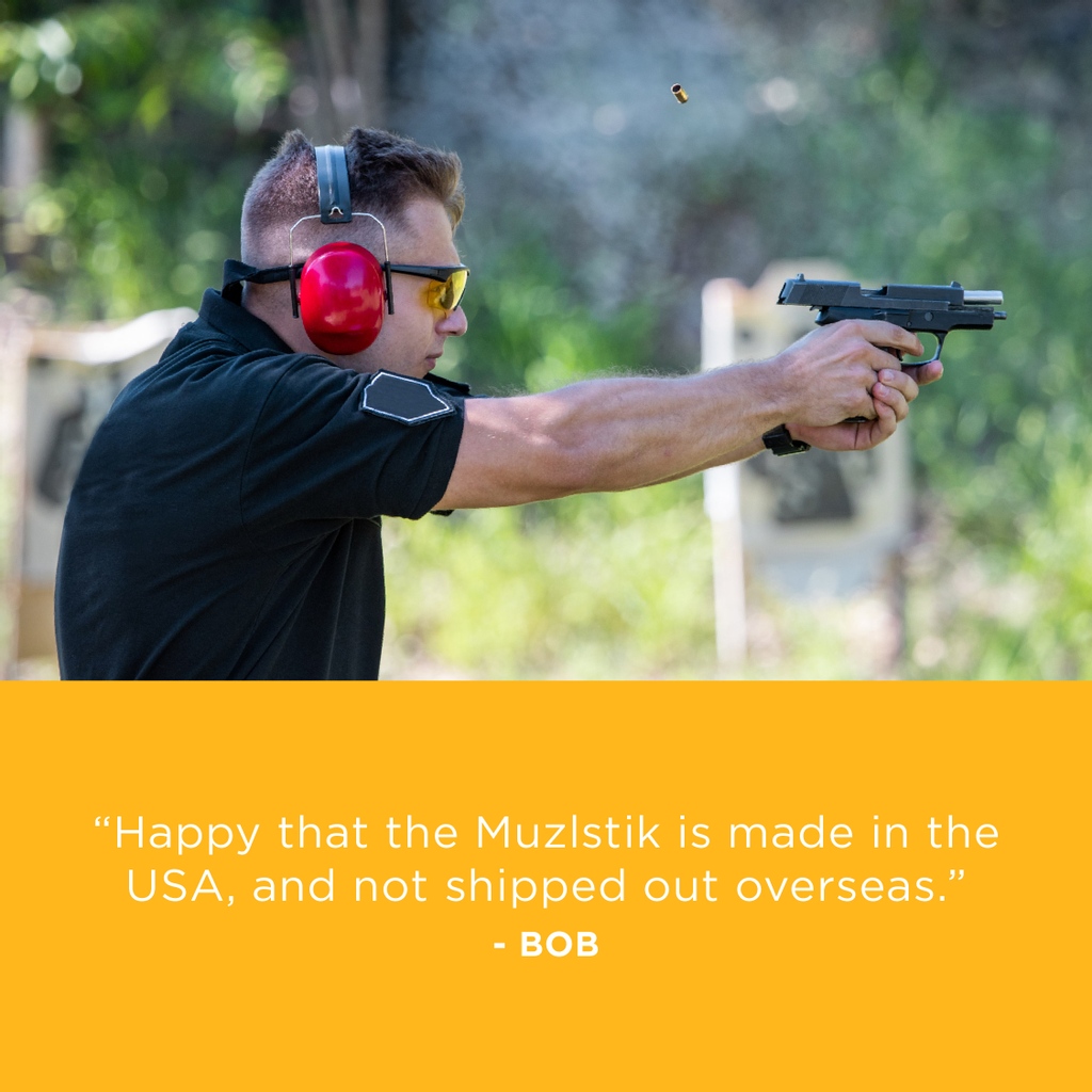 muzlstik's tweet photo. Muzlstiks are, and always will be, proudly made in the USA! Pick up yours today at https://t.co/hQVVNWuvsM.

#chamberflags #safetyflags #gunsafety https://t.co/lfMLuiU7C3