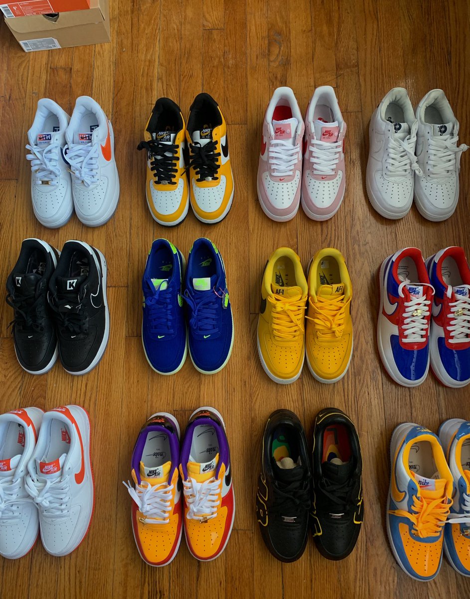 SirEddieC's tweet photo. i will be getting a fit off + wearing a different pair of forces every single day  of it

💛⚡️ https://t.co/p1pt7yHKnk