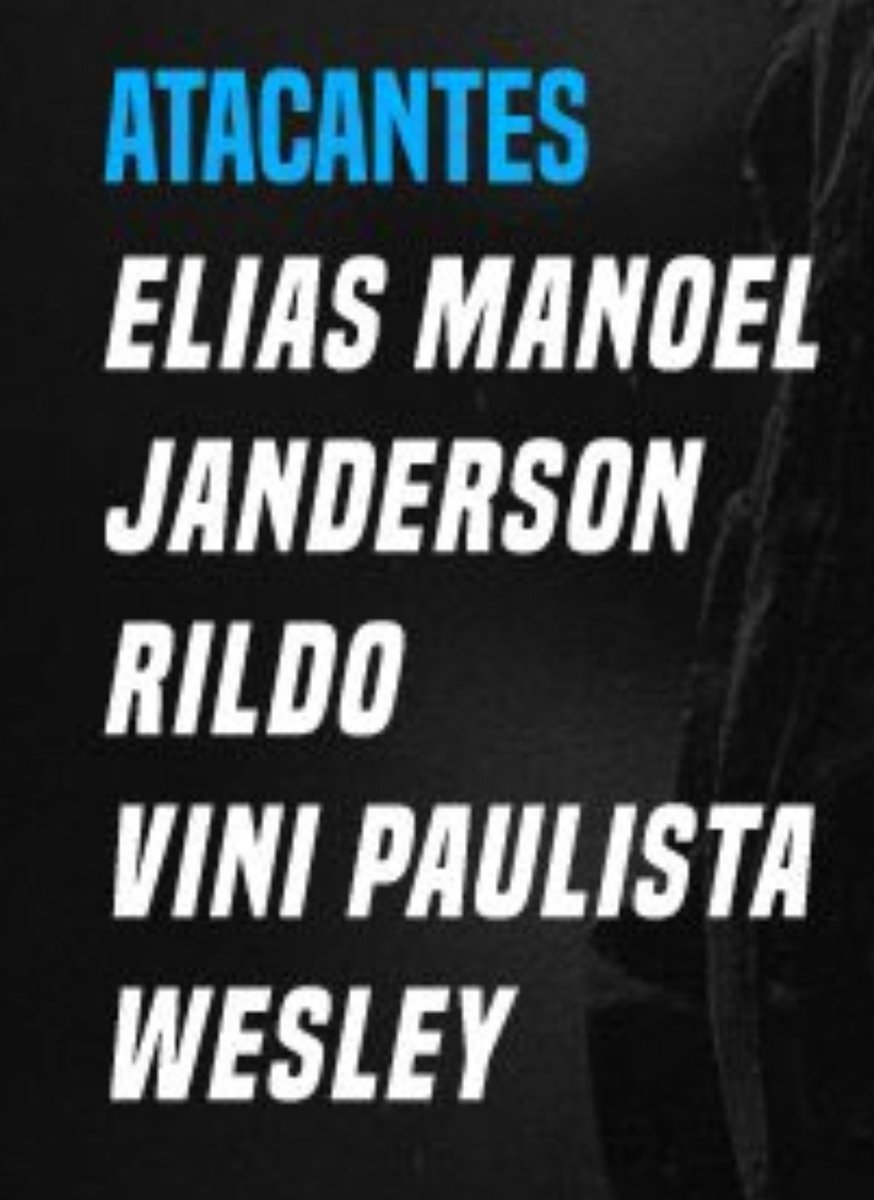 ReidoSul1's tweet photo. Para entender o tamanho da m.. que fizeram com Grêmio...

Olha o nossos atacantes relacionados para um grenal.

Anos atrás essa qualidade seria no time reserva do reserva... e olhe lá.

Que barbaridade. https://t.co/JZCNDveupX