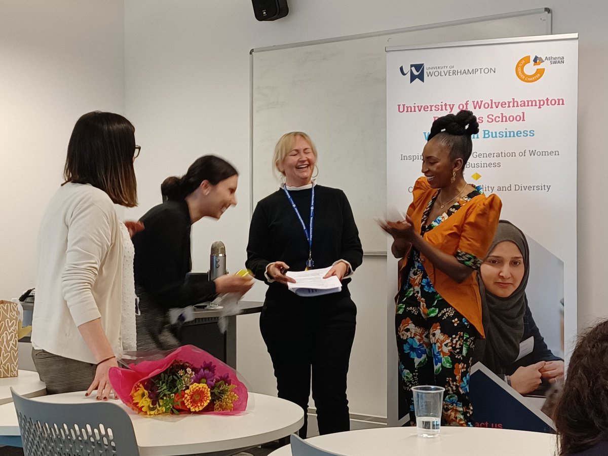 A super inspiring event for #IWD2022 yesterday, thank you <a href="/WlvBusiness/">University of Wolverhampton Business School</a> and all of my incredible colleagues who were involved in the event - you are all exceptional role models and I grateful to know and learn from you all ❤
@sasbongo <a href="/aheciataylor/">Ahecia Taylor</a> @LisaClaireBB <a href="/fungaindem/">Fungai Ndemera</a>