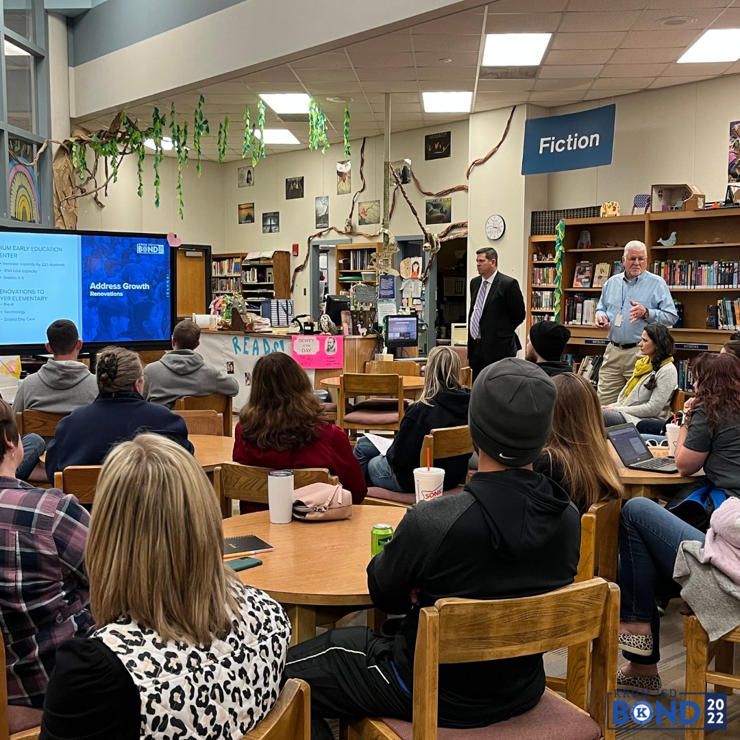 This week, Dr. Cochran and Mr. Davis are visiting each campus to tell our teachers and staff all about the upcoming bond election!

You can learn more too by visiting krumisdbond.net 

#krumisdbond2022