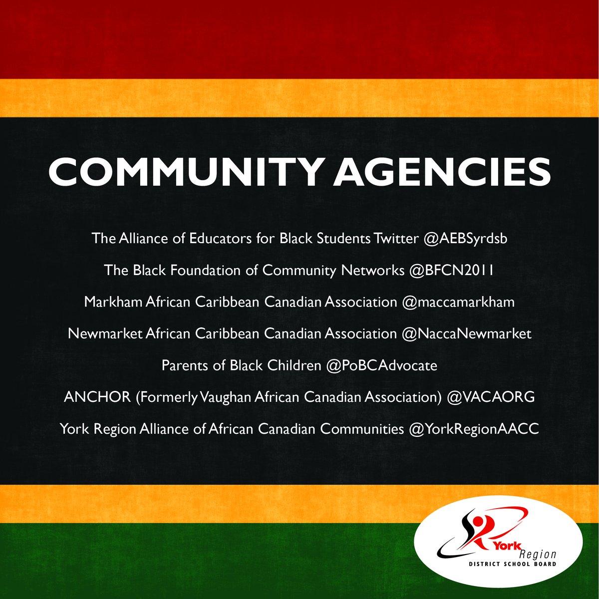 YRDSB's tweet photo. YRDSB partners with many community agencies that provide support throughout #YorkRegion to Black families. 

Please visit our website to learn more about them and how to connect. https://t.co/rmb4taOuBo 

#BlackMentalHealthWeek #yrdsbMH https://t.co/lmHTCZF6pA