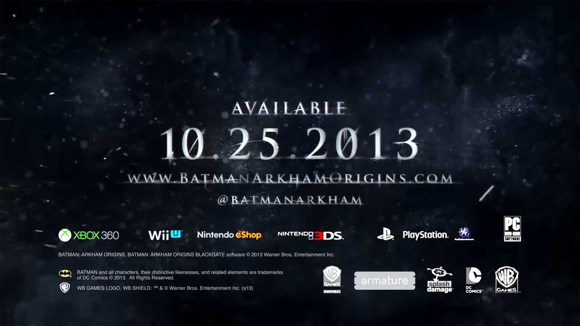 Batman: Arkham Origins, Software