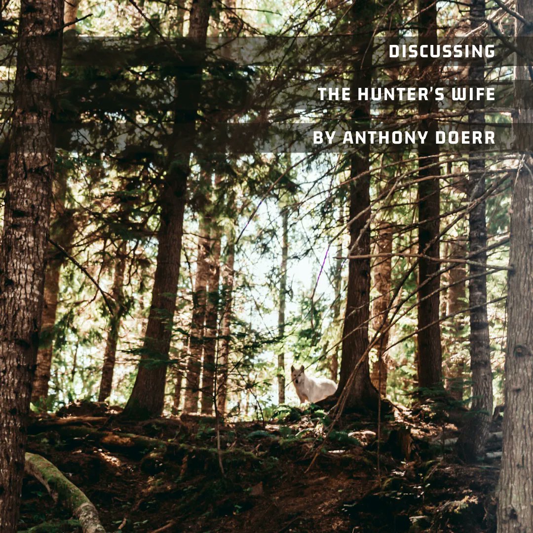 litroadhouse's tweet photo. Discussing “The Hunter’s Wife” by Anthony Doerr, a story of a Montana hunter and his estranged, magically gifted wife. 

https://t.co/feiGxbpzIP

🎙️ #shortstory #shortstories #amreading #readinglife https://t.co/F4IIvRtUWO