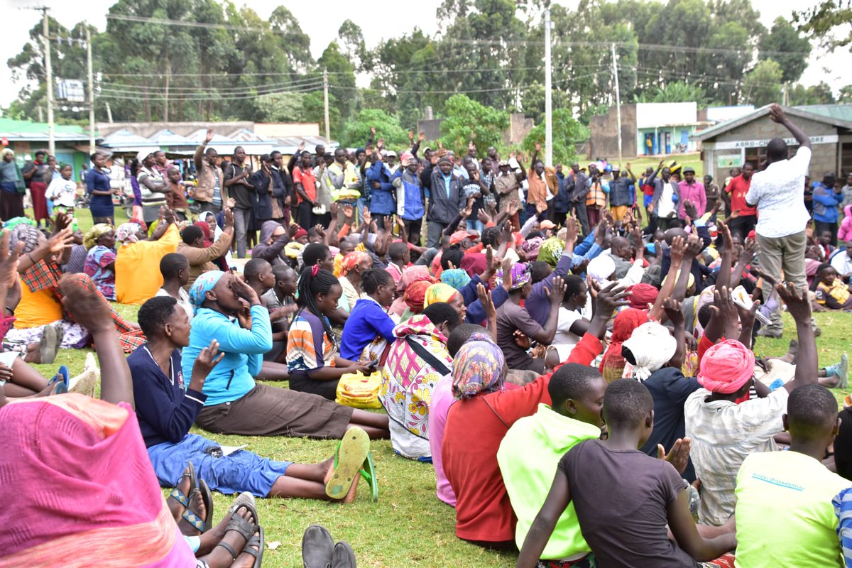TruthPatrol254's tweet photo. Hon Speaker Joshua Kiptoo @kiptoojoshua8 addressing residents of morongio Village. Kobujoi Ward, Aldai constituency

#FixNandi
#NandiKwanza
Naet ak Imanda https://t.co/EKoZsnUPPu