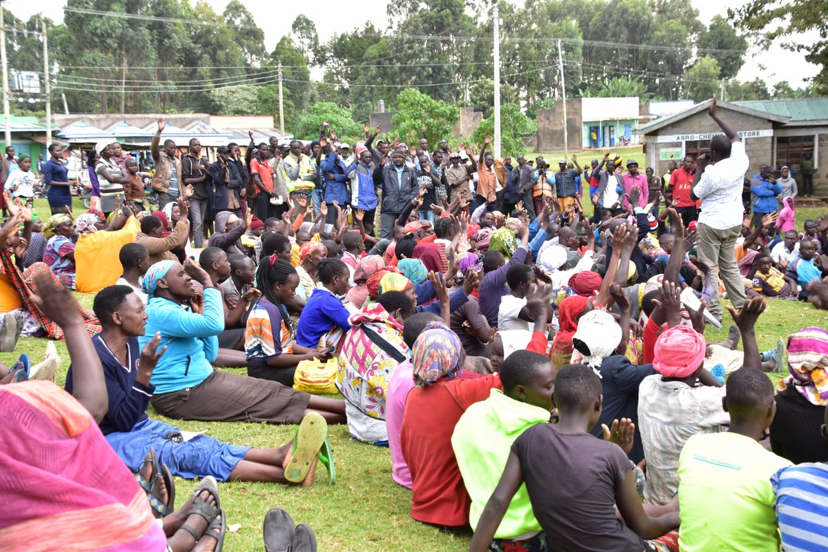 TruthPatrol254's tweet photo. Hon Speaker Joshua Kiptoo @kiptoojoshua8 addressing residents of morongio Village. Kobujoi Ward, Aldai constituency

#FixNandi
#NandiKwanza
Naet ak Imanda https://t.co/EKoZsnUPPu